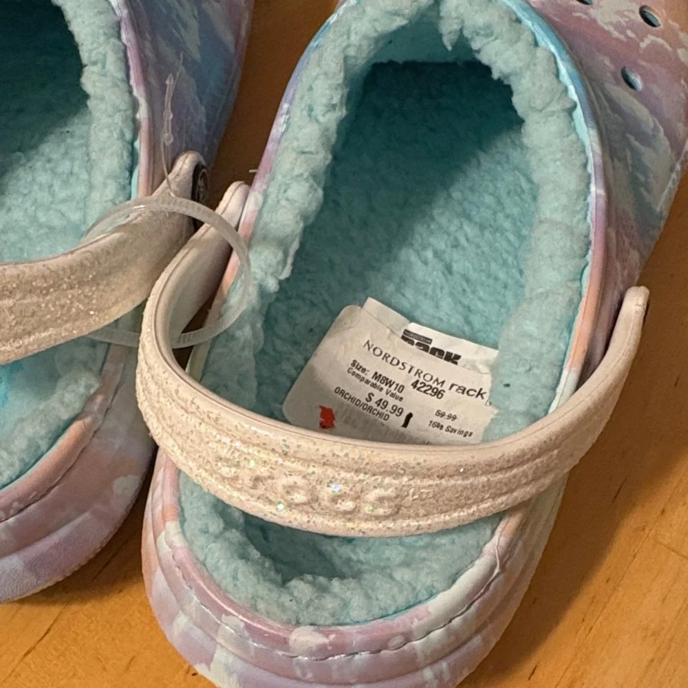 Crocs Pastel Kids Slippers shearling